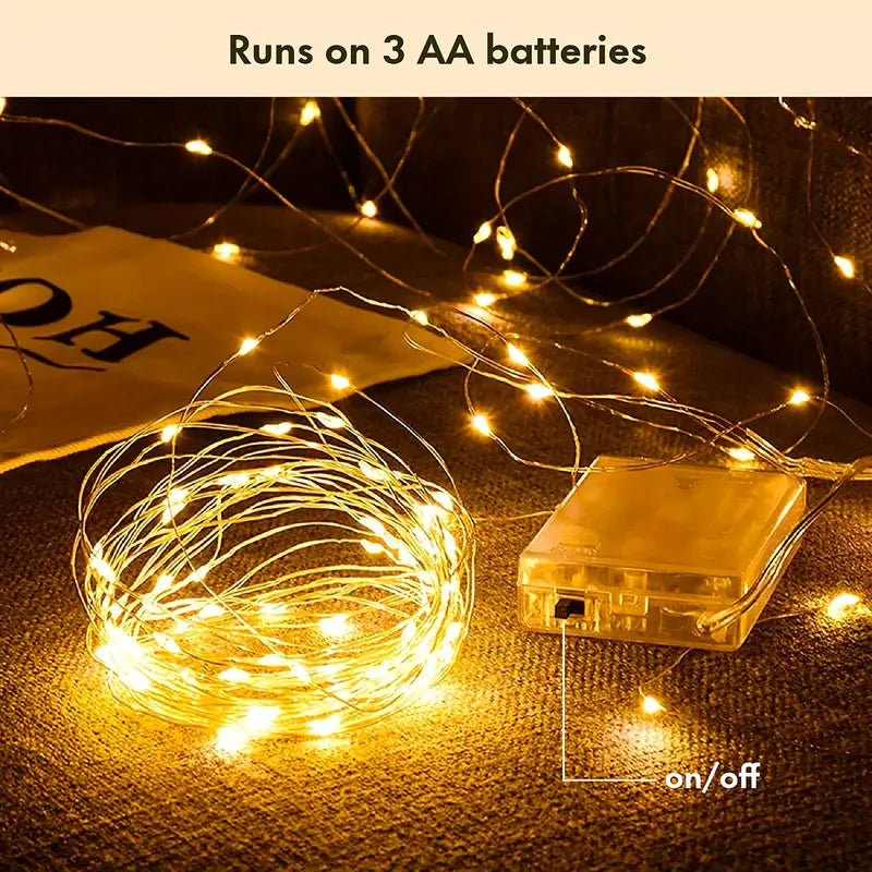 5m Battery-Powered Fairy Lights – 50 LEDs – view 5