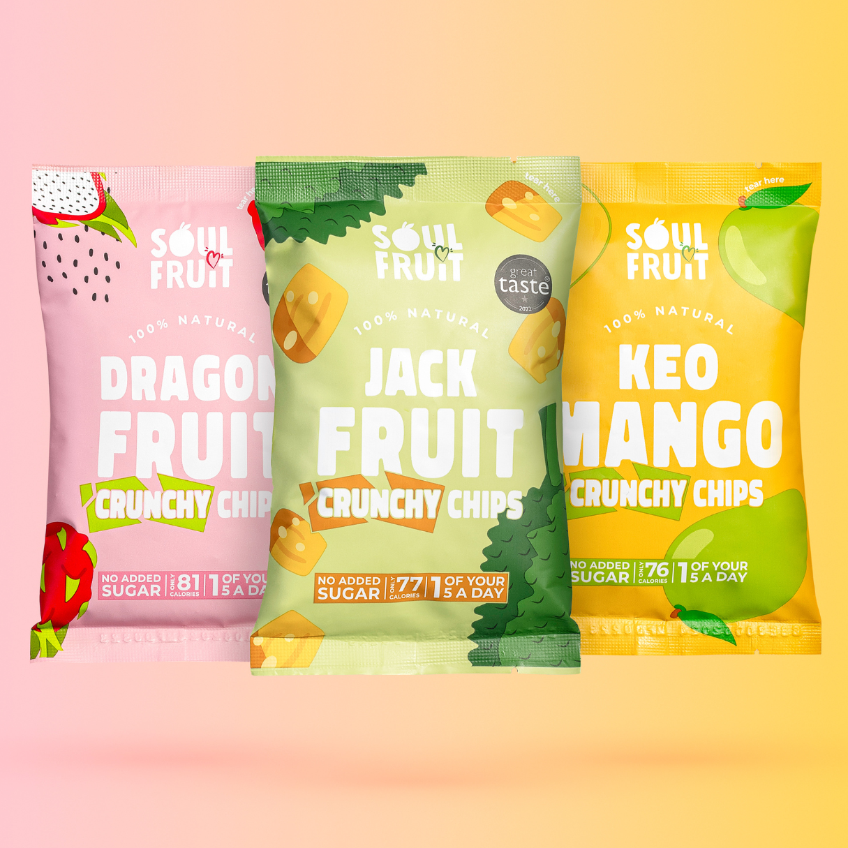 Freeze Dried Fruit Crisps - Mix Multipack (10 Bags)
