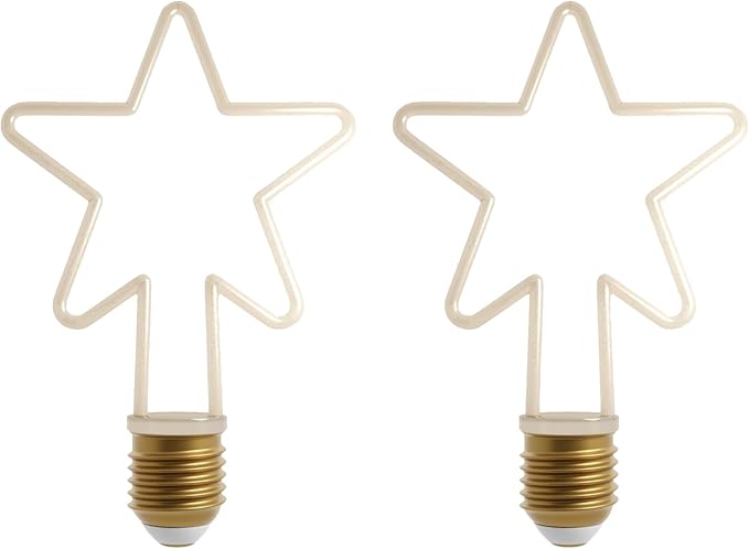 Christmas Shaped LED Bulbs E27 – 2700K Warm White, Dimmable