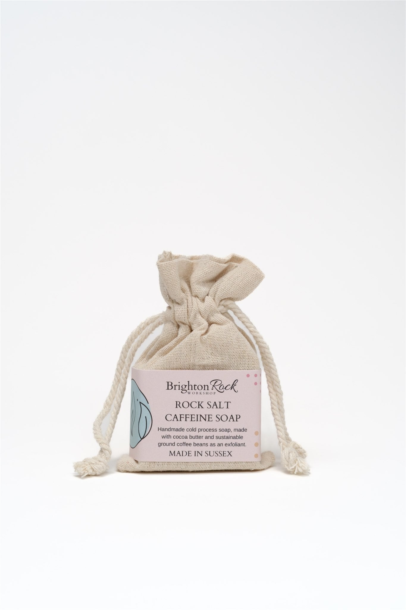 Aapon Mini Market Ltd - Rock Salt & Caffeine - Shea Butter Exfoliant Soap