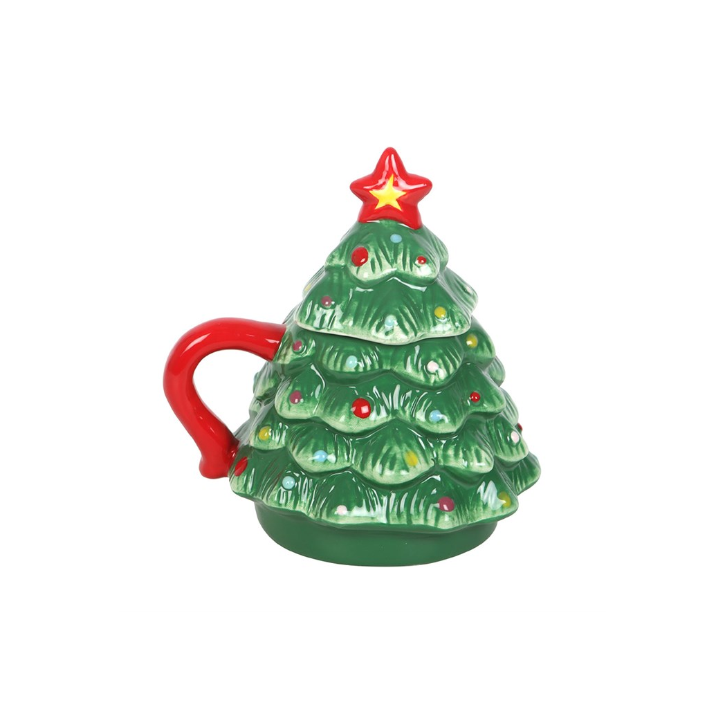Nostalgic Christmas Tree Mug with Lid – 500ml – view 5