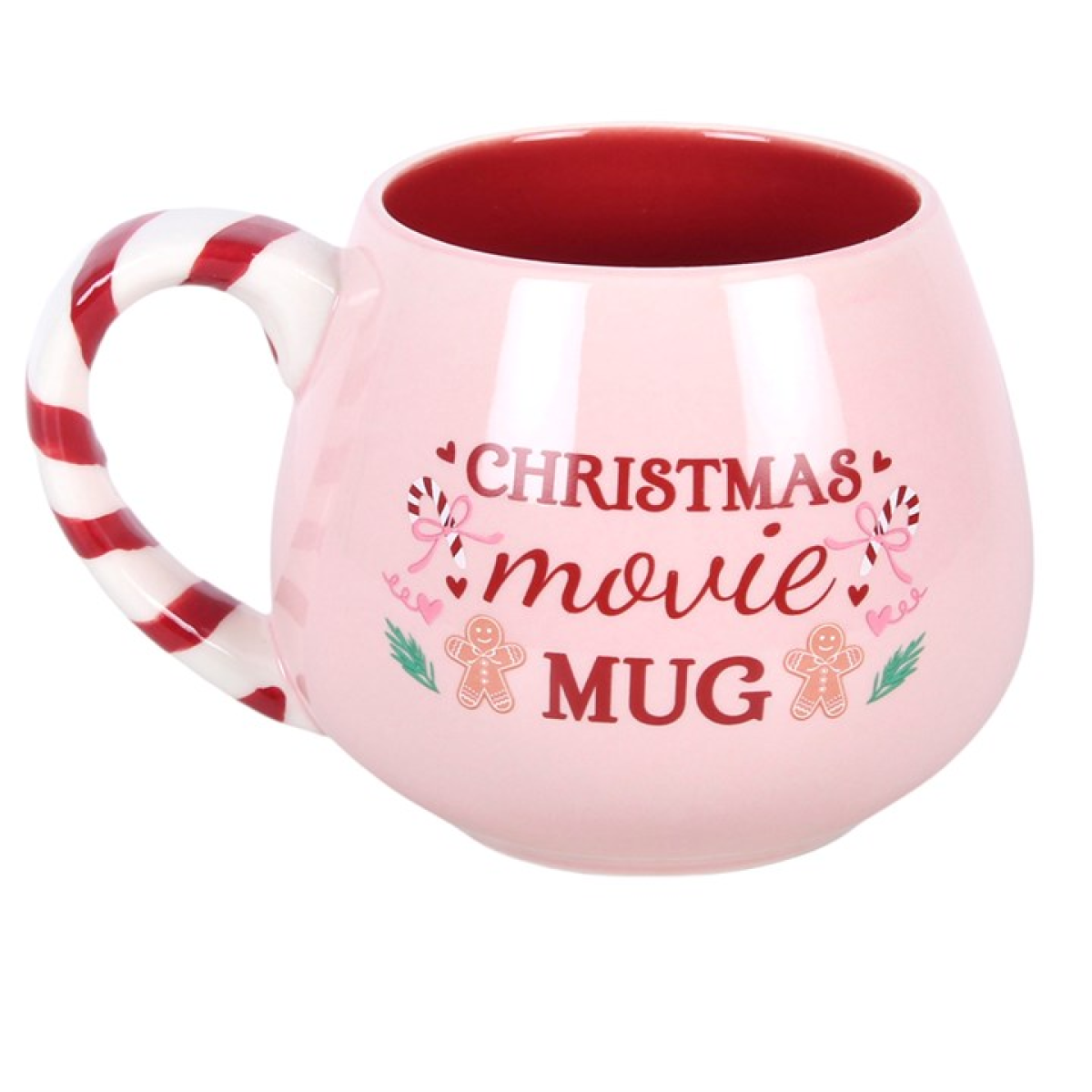 Pink Christmas Movie Mug – Rounded, 500ml – view 5