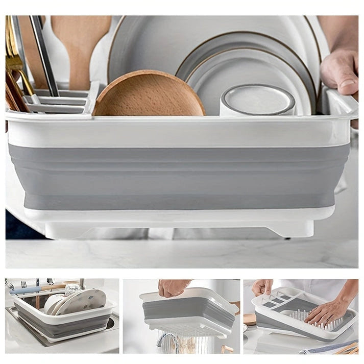 Aaponminimarket NNETM Dish Rack with Utensil Holder