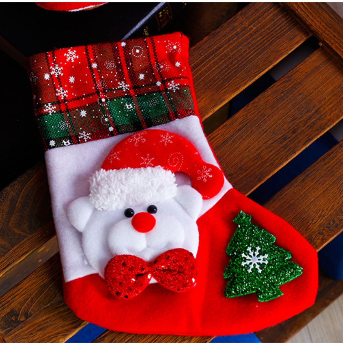 Small Santa Christmas stocking – view 5