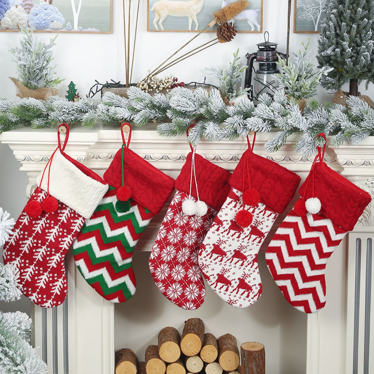 Knitted Christmas stocking – view 6
