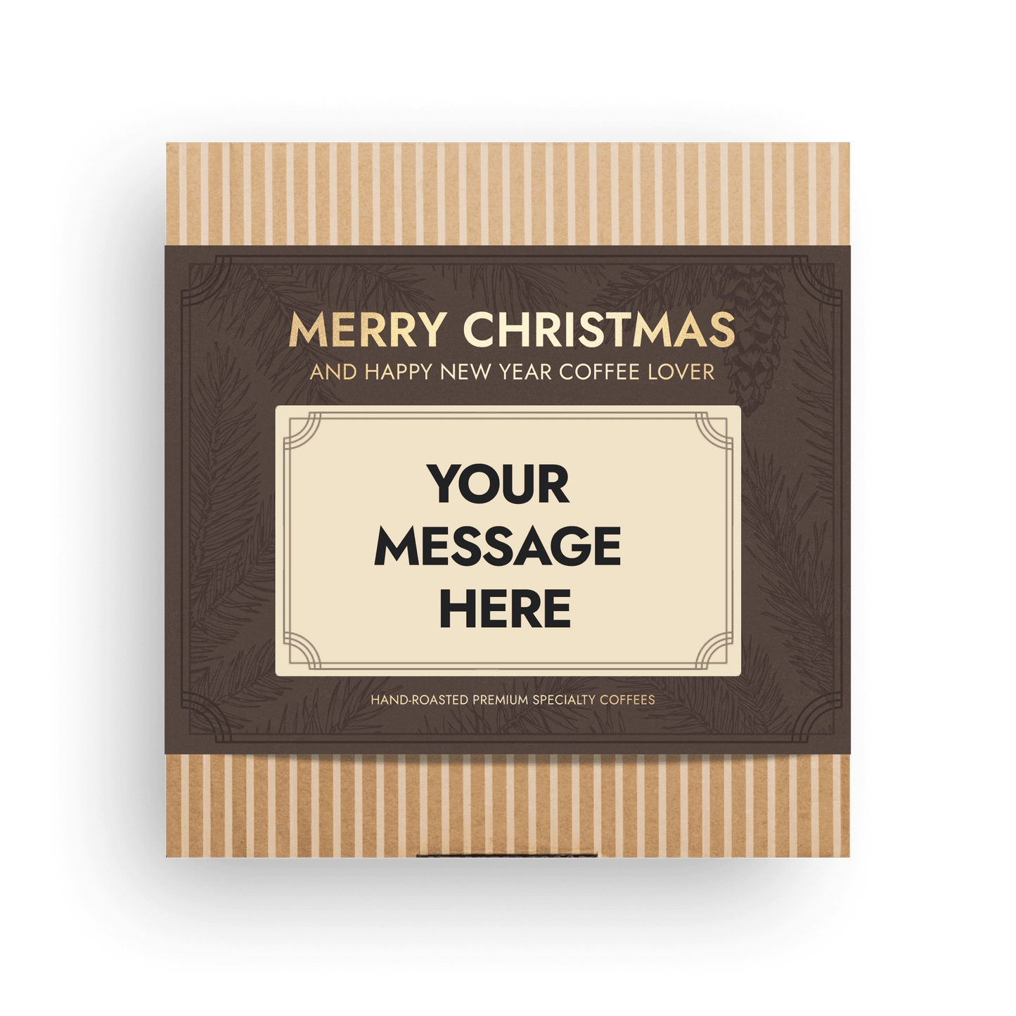 Personalized Specialty Coffee Gift Box – Whole Bean Christmas Edition