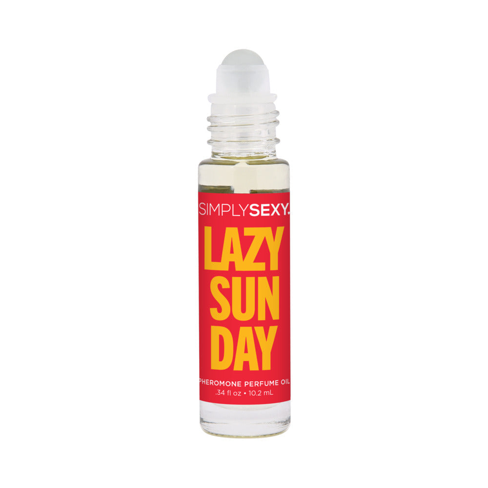 Aapon Mini Market Ltd Simply Sexy Pheromone Perfume Oil Roll-On Lazy Sunday 0.34oz