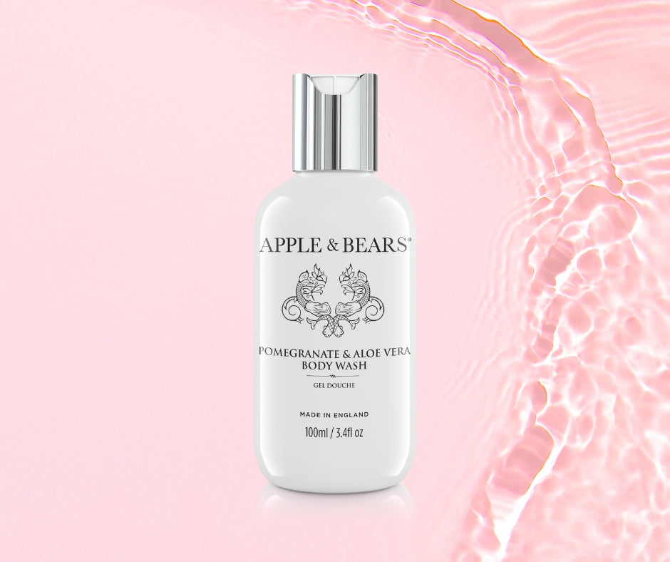 Pomegranate & Aloe Vera Body Wash Travel 100ml /3.4 fl oz Aapon Mini Market Ltd