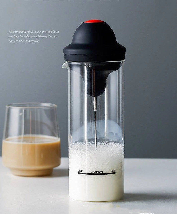 Aaponminimarket Electric Milk Frother for Coffee
