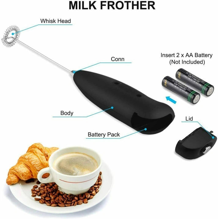 Aaponminimarket Portable Handheld Milk Frother