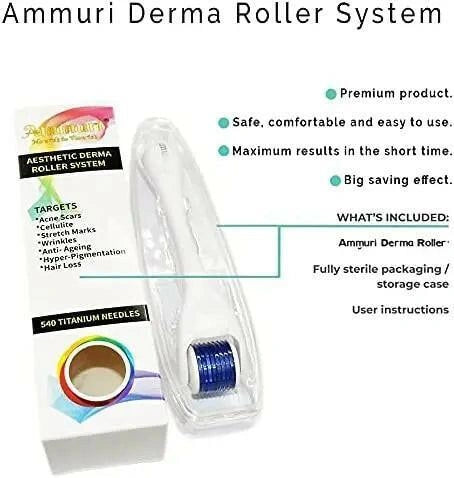 Aaponminimarket Titanium Derma Roller 0.5mm