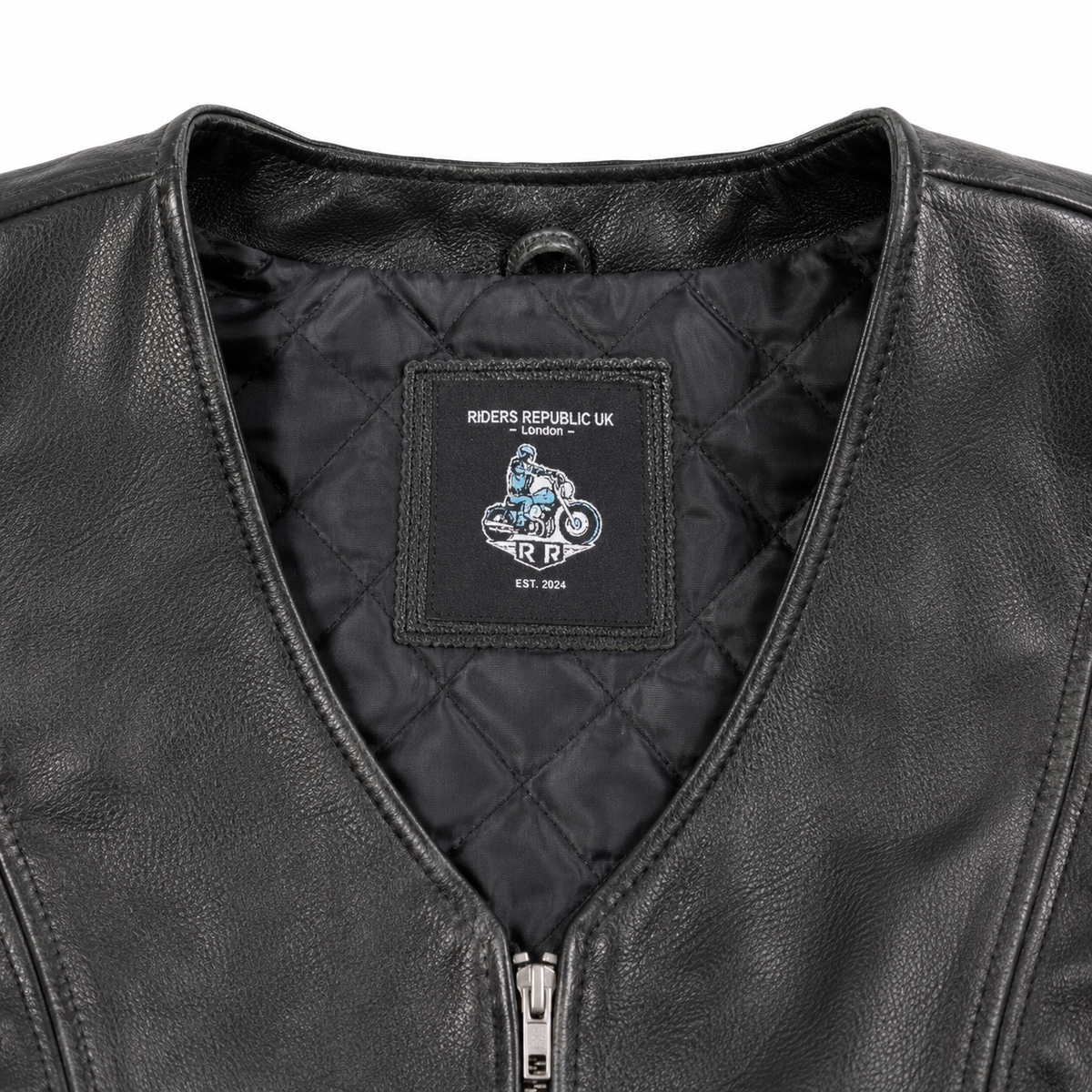 Women’s Gun Pocket Fashion Leather Vest