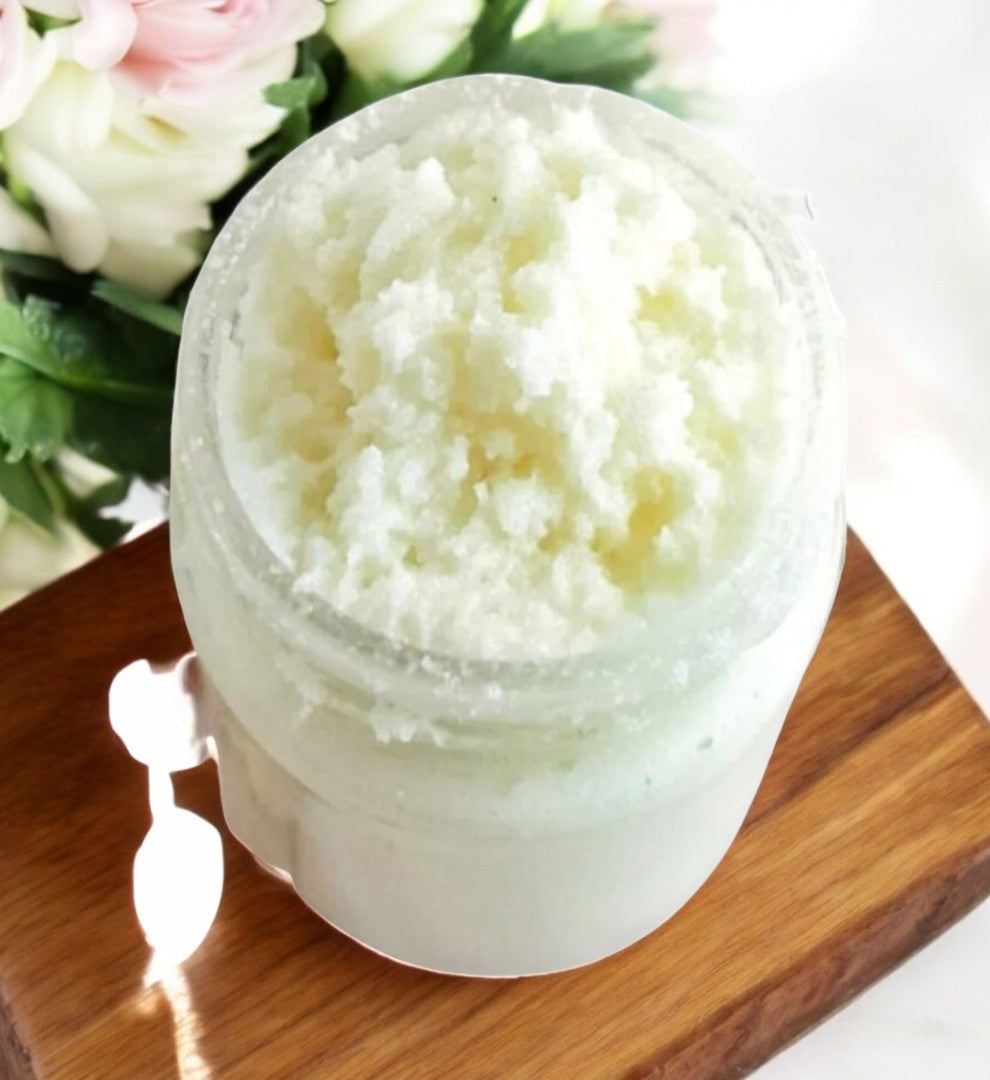 Aapon Mini Market Ltd - Luxury Body Scrub in Coconut Cream with Apricot Kernel Oil for a Perfect Polish