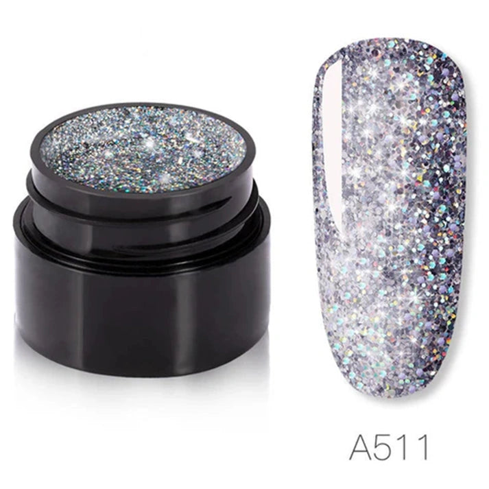 Colorful nail polish