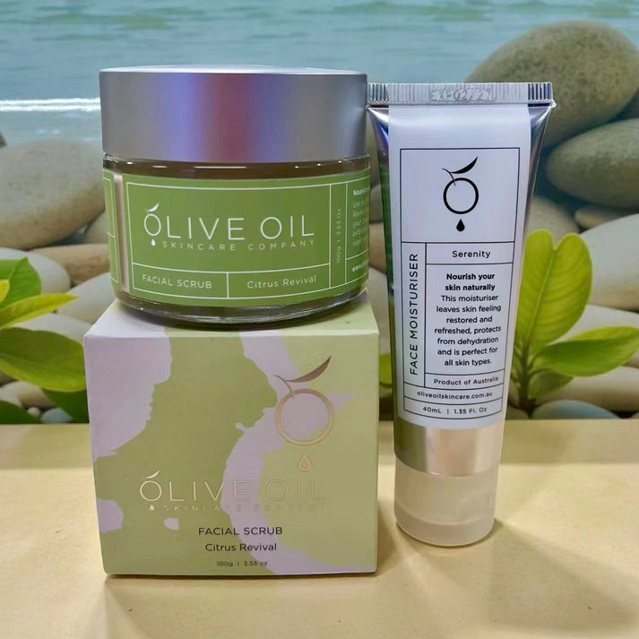 Aaponminimarket Face Care Bundle (Scrub + Moisturizer)