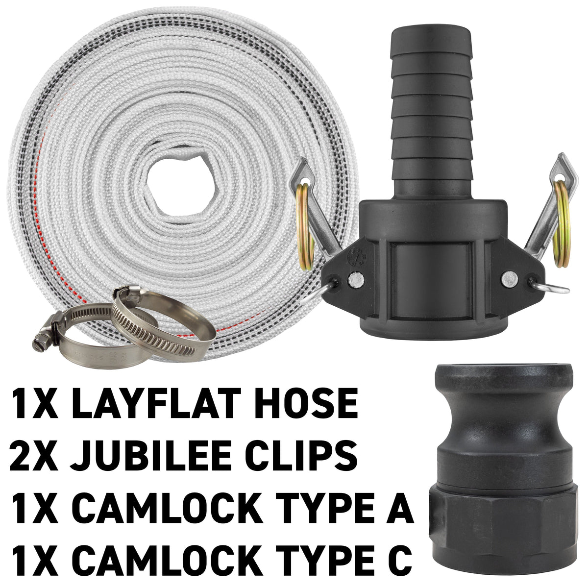 8-24 BAR Lined Lay Flat, Kit K