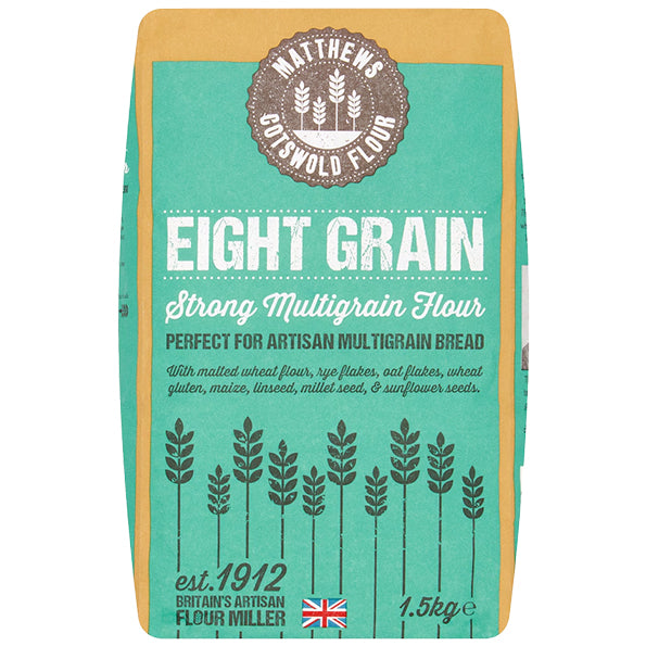 Matthews Cotswold Eight Grain Strong Multigrain Flour 1.5kg