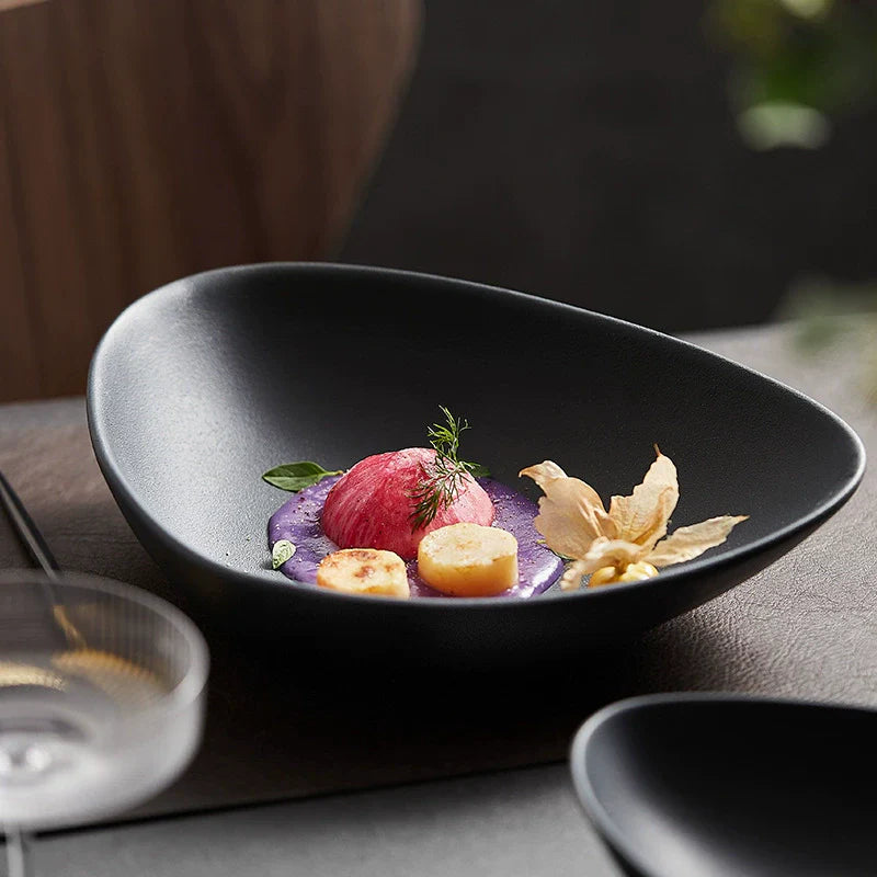 Aapon mini market -Nordic Luxury Ceramic Dinner Plate
