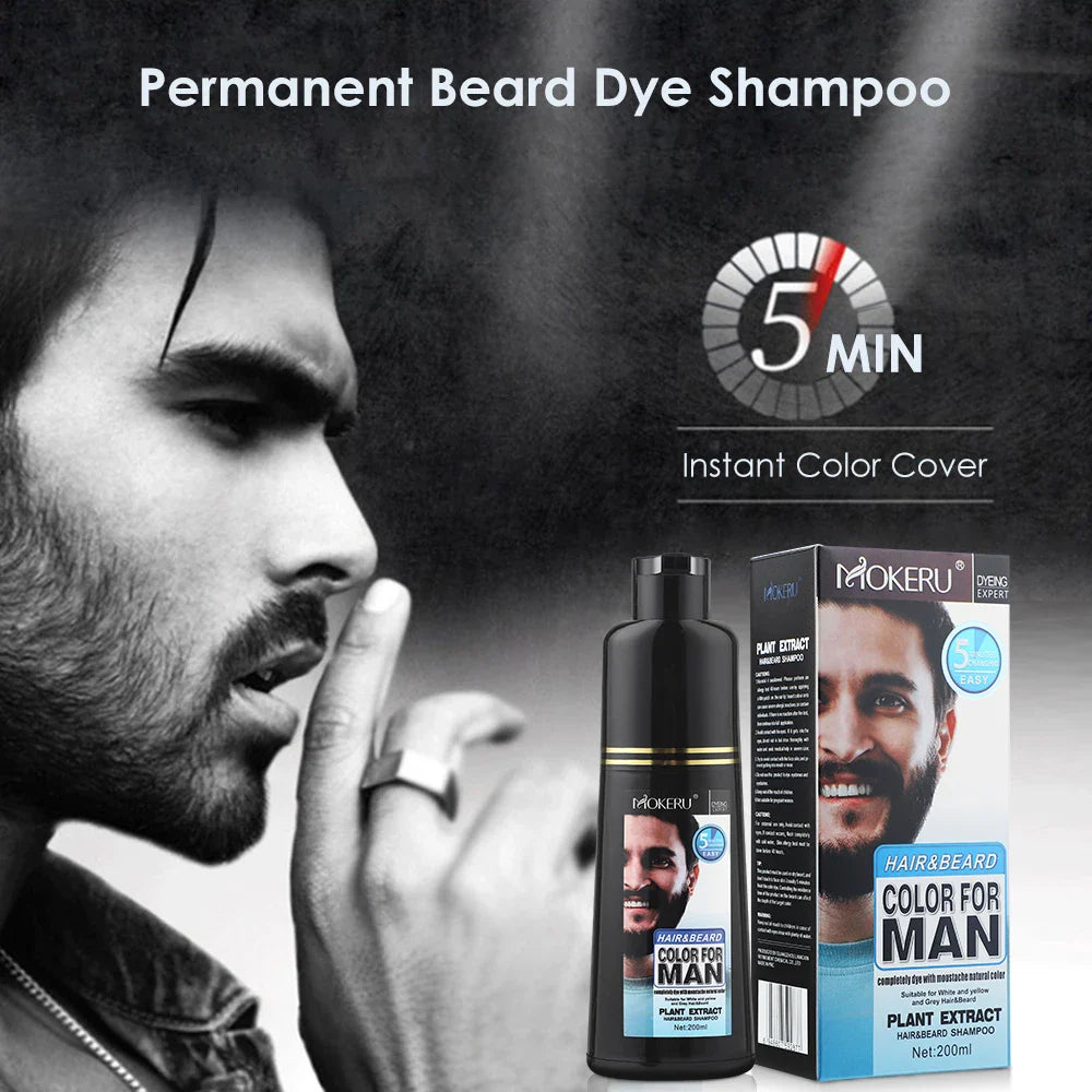 Mokeru Beard Dye Shampoo