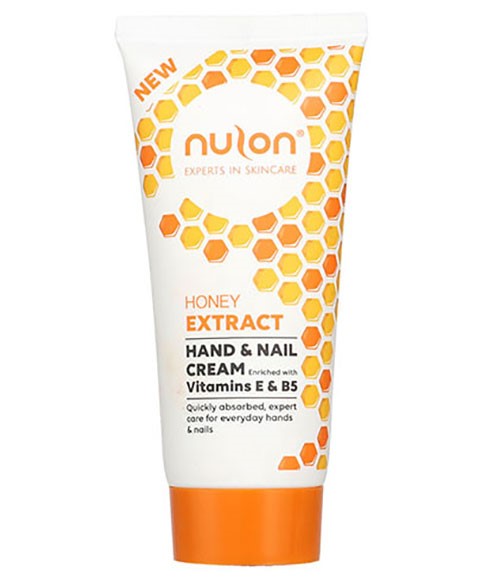 Nulon Honey Extract Hand and Nail Cream tube with vitamins E and B5