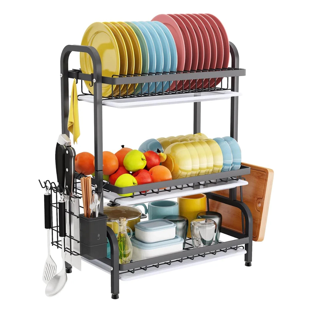 Aapon mini market -NNEDSZ 3-Tier Dish Drying Rack