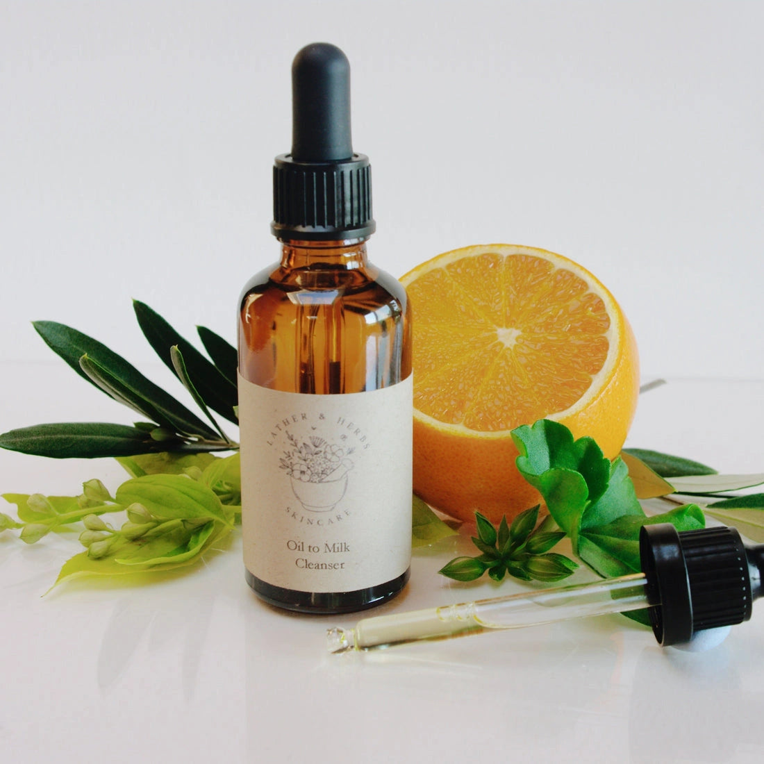 Aaponminimarket Oil to Milk Cleanser by Lather and Herbs
