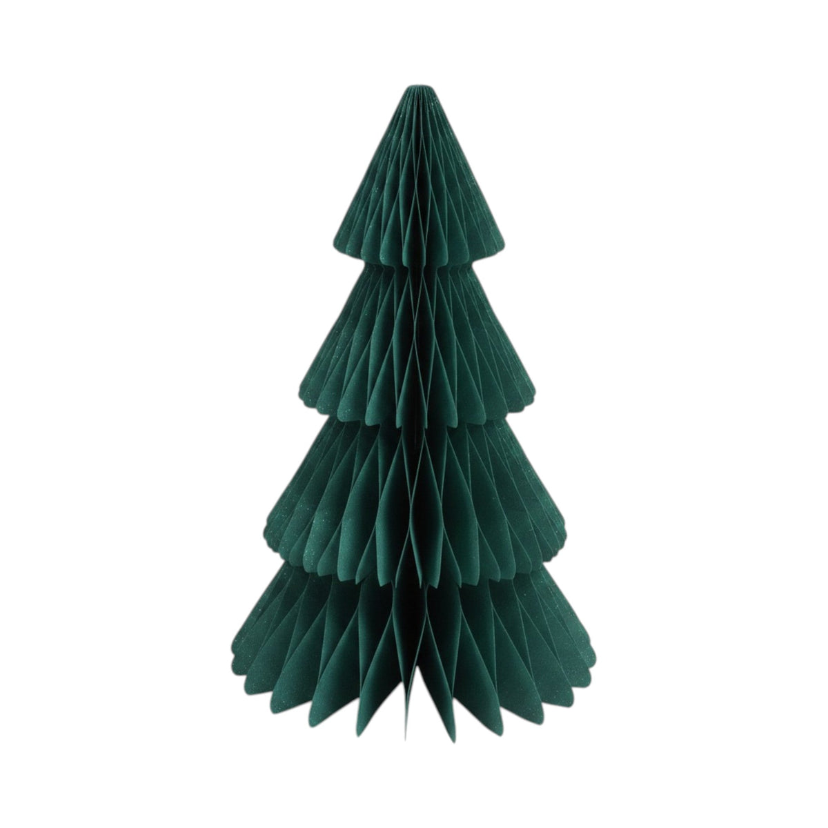 36cm dark green four-tier honeycomb paper Christmas tree