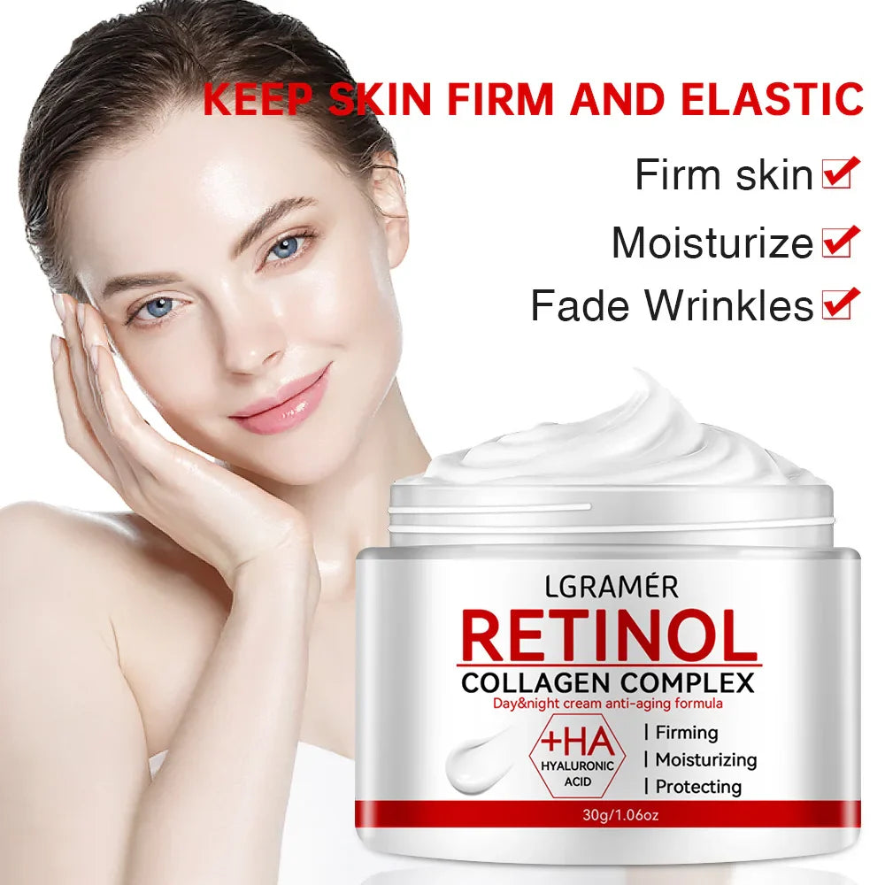 Aapon Mini Market Ltd Retinol Collagen Face Cream 30g/60g Anti-Aging Moisturizer
