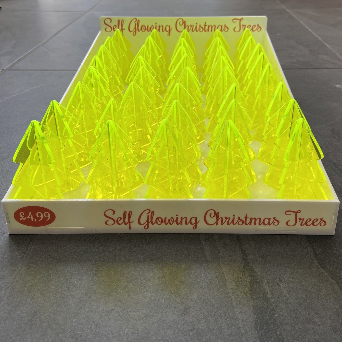 Chris Christmas Trees Sales Display