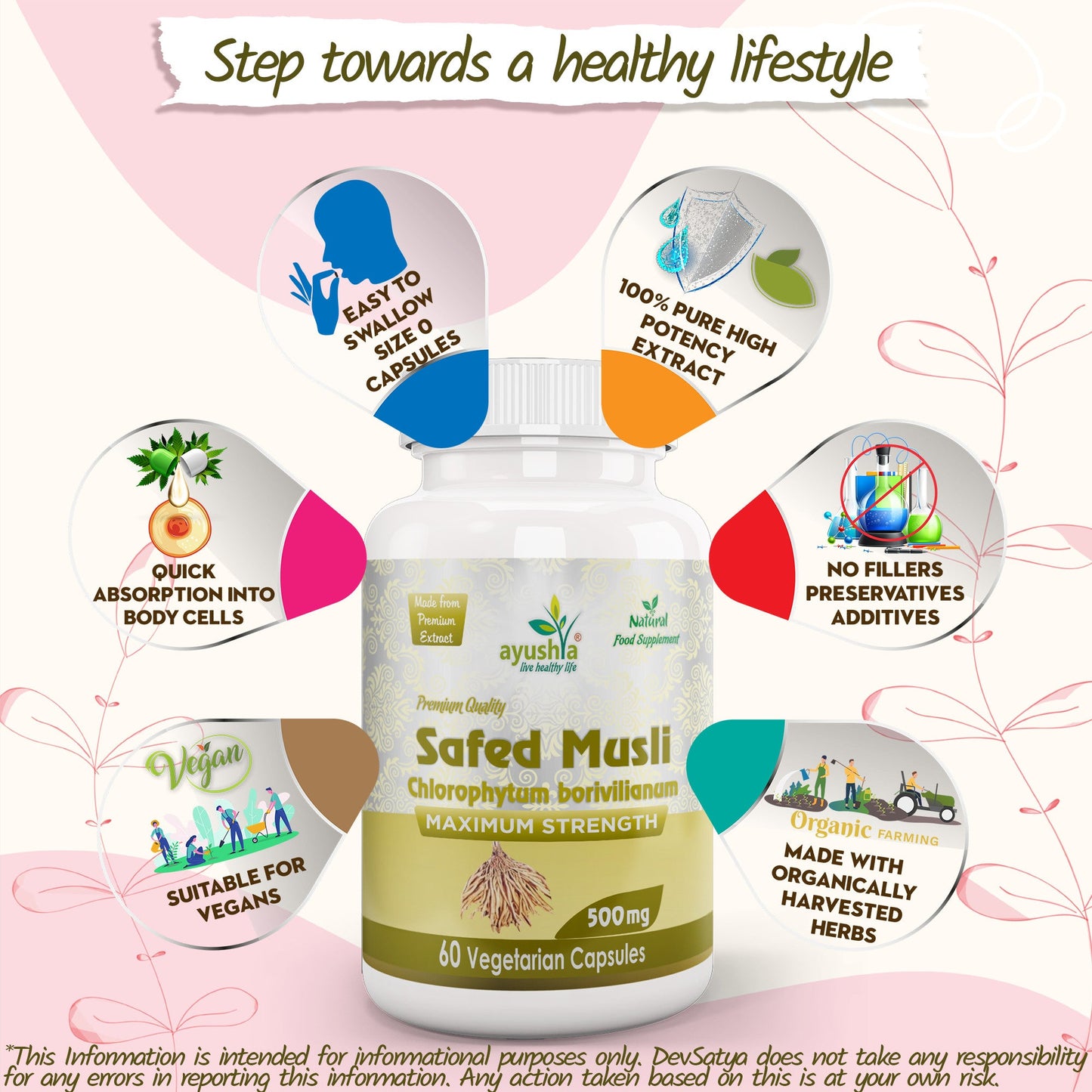 Safed Musli Capsule (Chlorophytum Borivilianum)-4