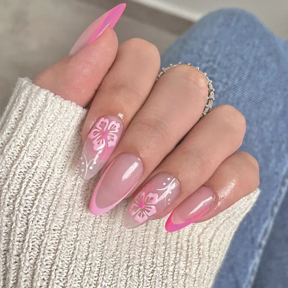 Colorful 3D Press-On Nails