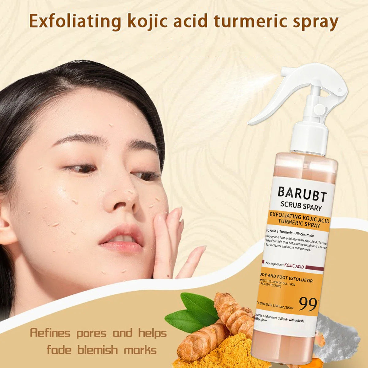 Aapon Mini Market Ltd - Turmeric Exfoliating Spray