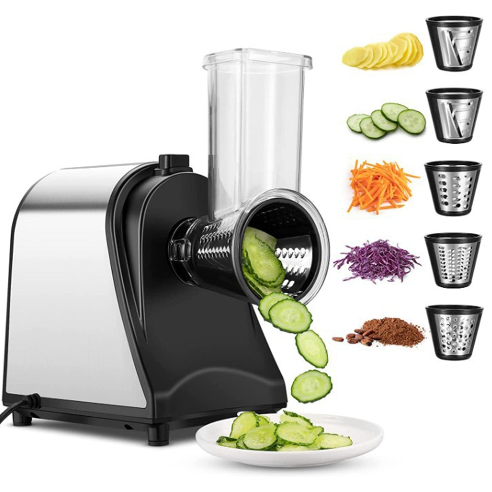 Aapon mini market -NNEDSZ Electric Grater Vegetable Food Rotary Drum Grater Chopper Slicer