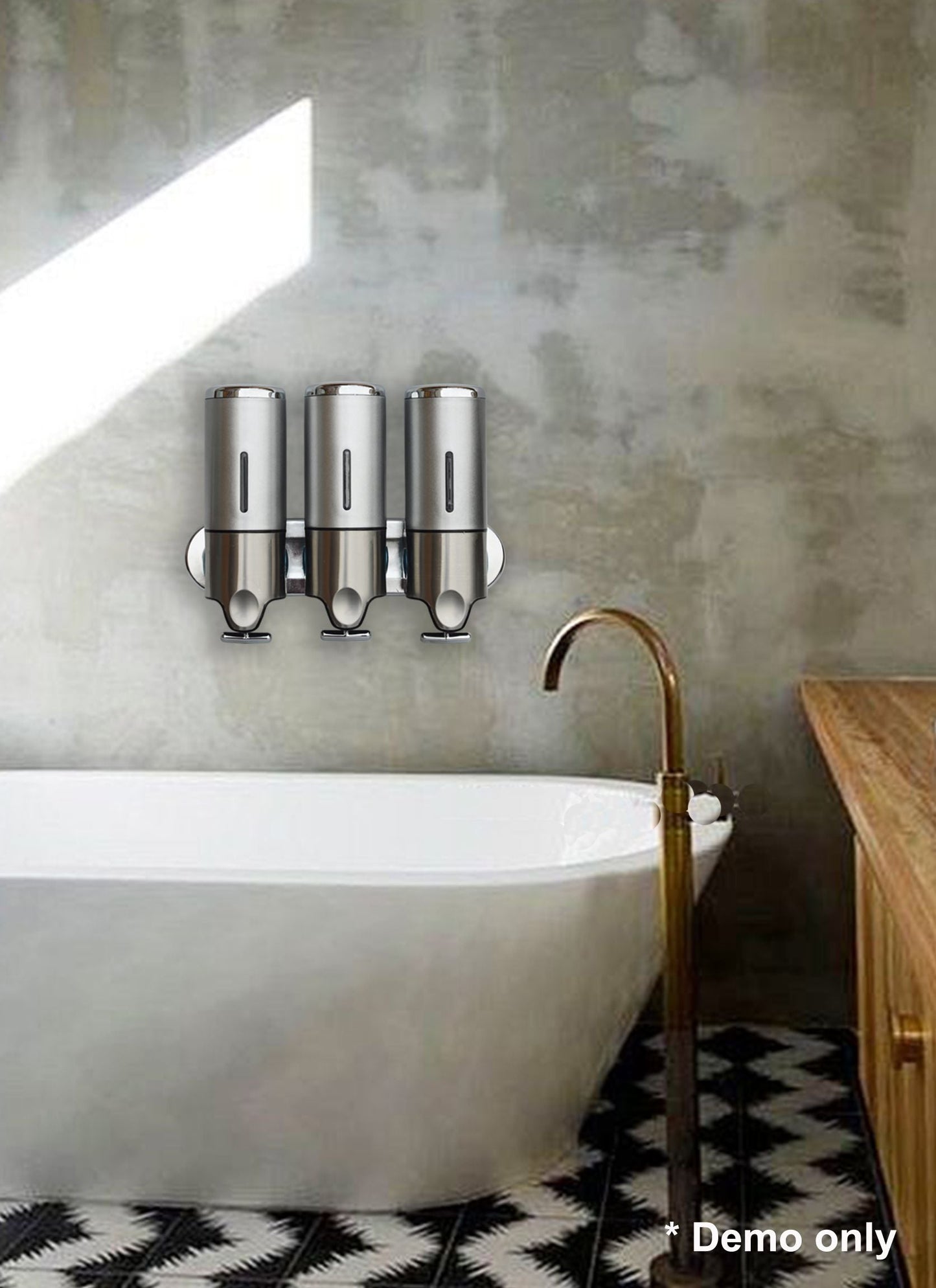 Aapon Mini Market Ltd -NNEDSZ Shower Liquid Soap Body Lotion Gel Shampoo Bathroom DISPENSER