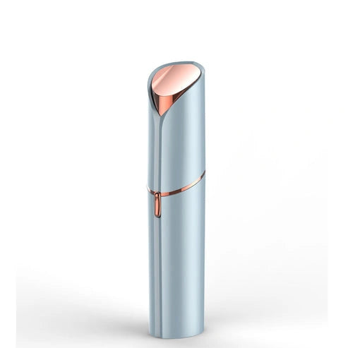 Blue lipstick-style facial hair remover