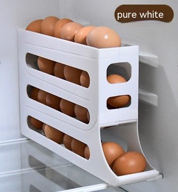 Refrigerator 4-Layer Automatic Egg Roller Sliding Tray-8