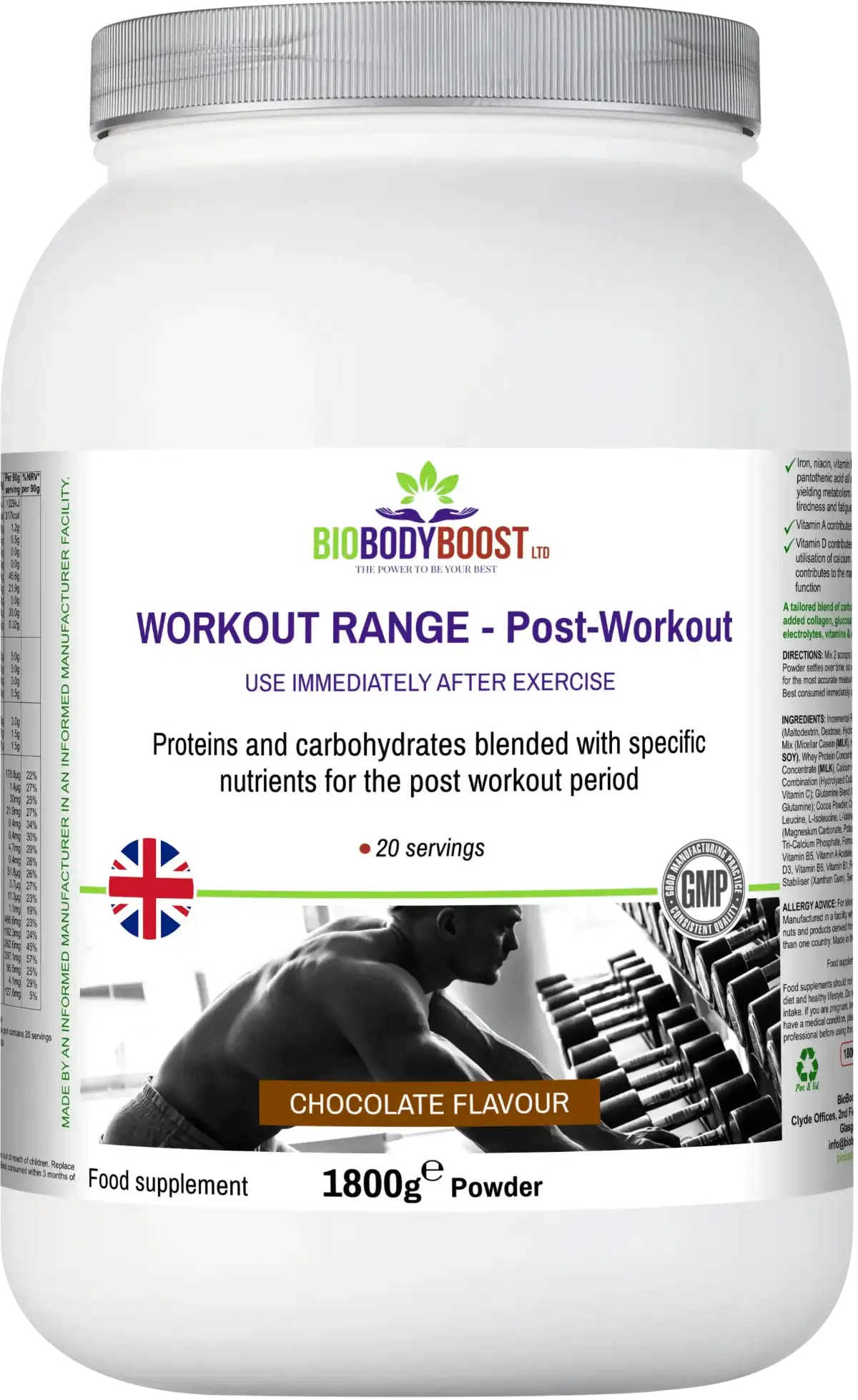 Workout Range - Post-Workout Drink Mix Chocolate