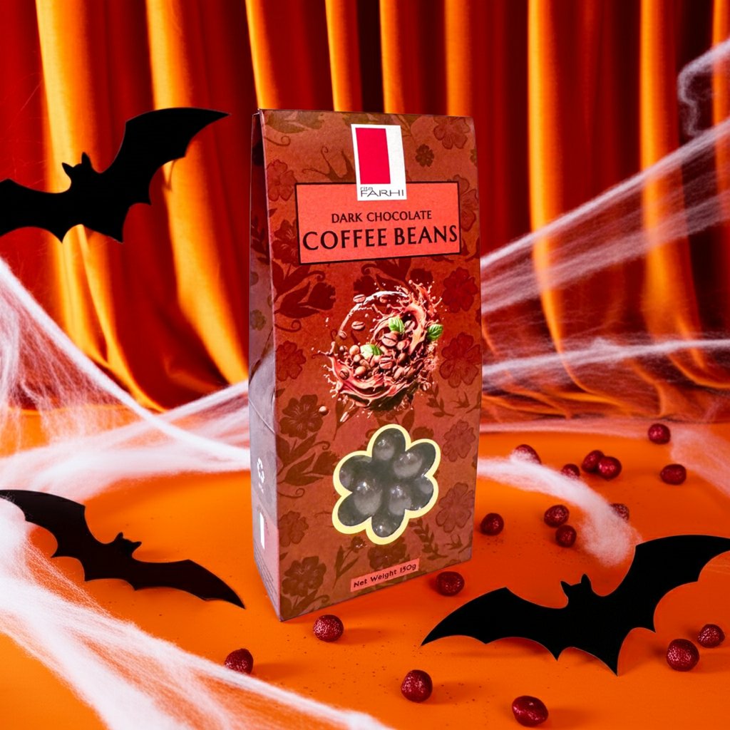 Dark Chocolate Coffee Beans, Palm Oil Free, 150g