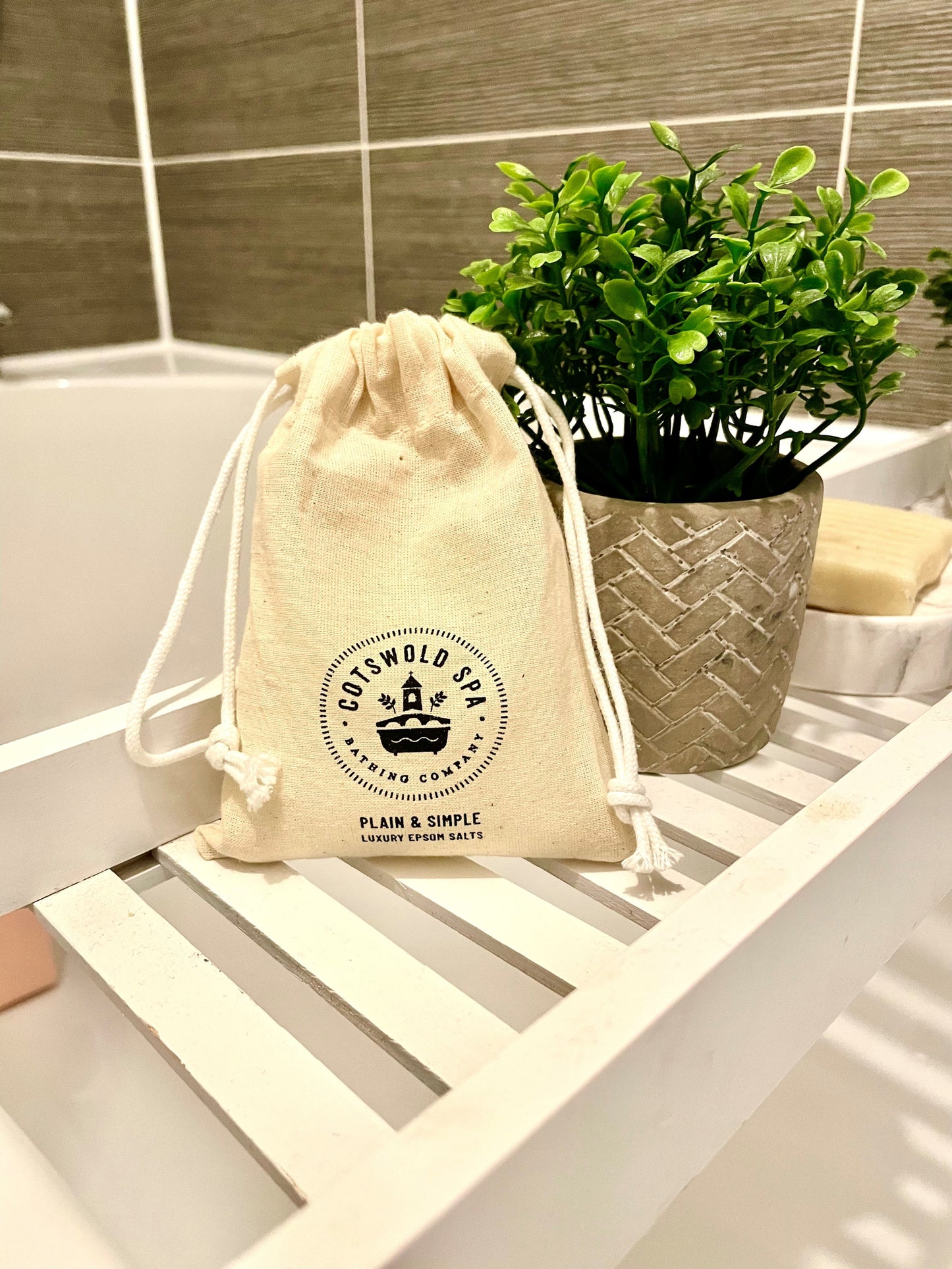 Aapon Mini Market Ltd - Plain & Simple Epsom Salts Cotton Pouch (250g)