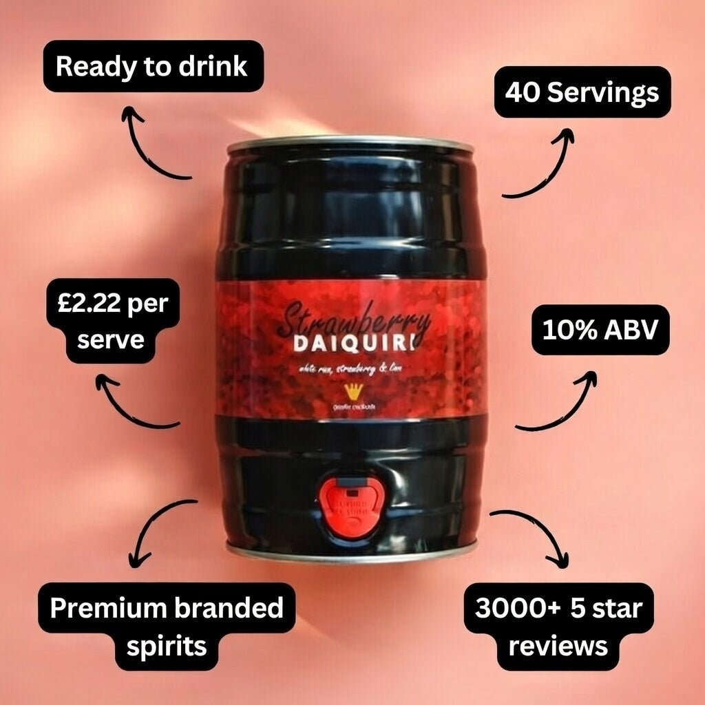 Strawberry Daiquiri 5L Cocktail Keg