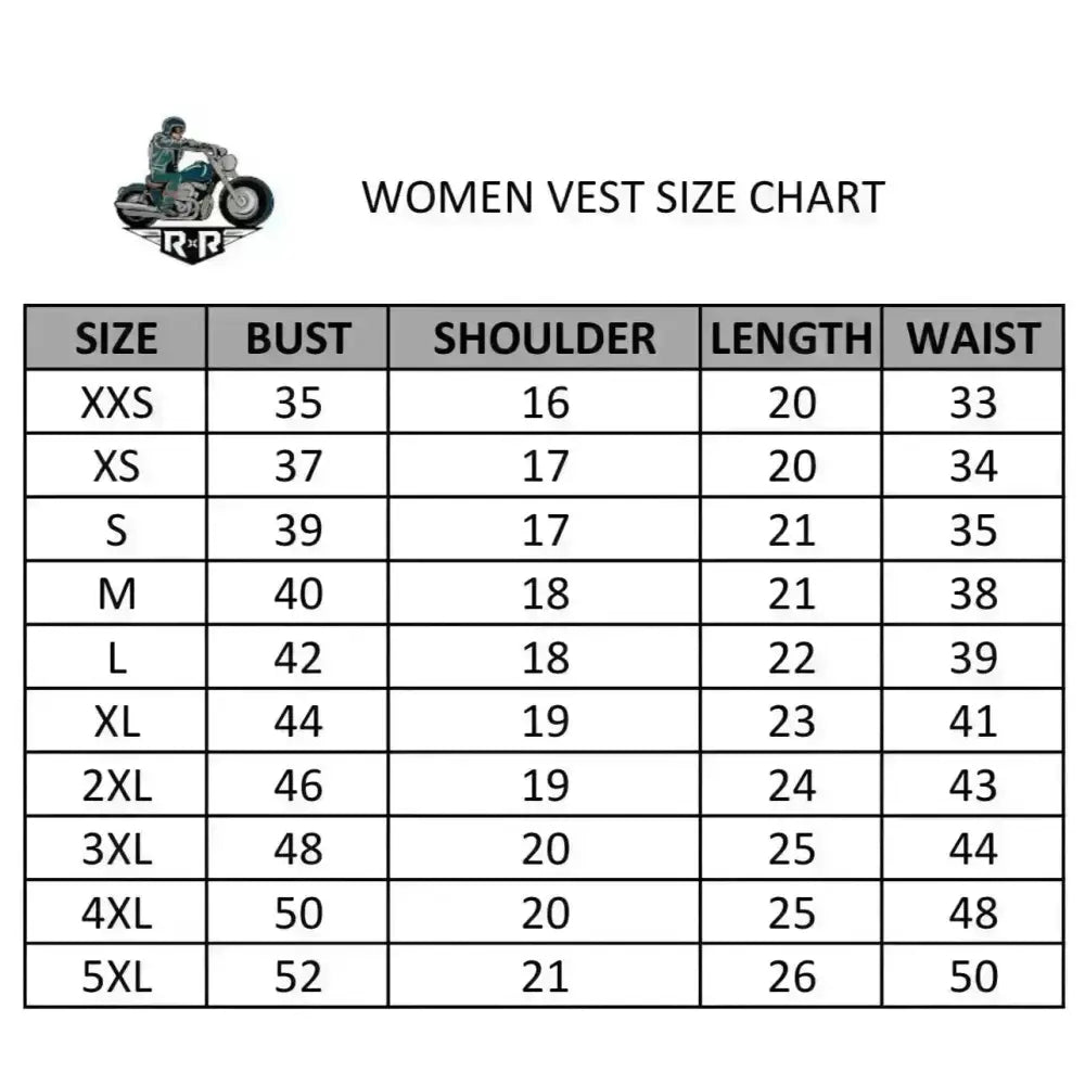 Women's Rust Brown Genuine Leather Motorcycle Vest