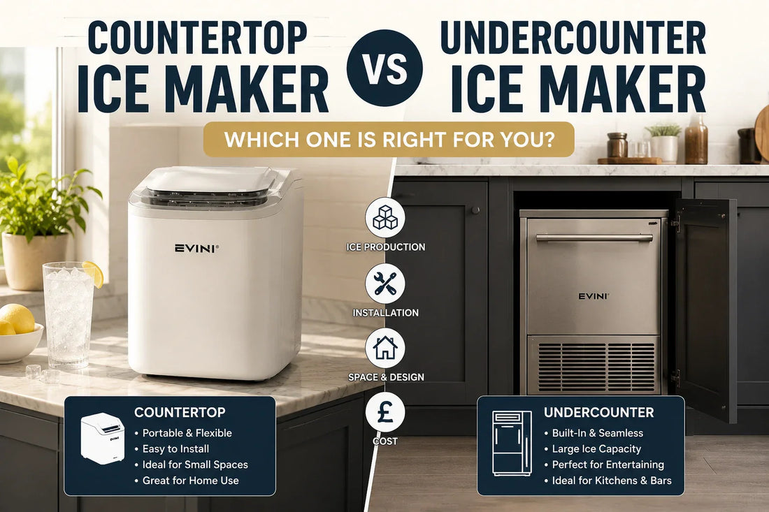 Countertop vs Undercounter Ice Maker