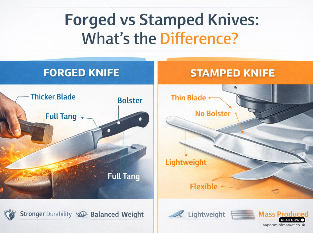 aapon mini market Forged vs Stamped Knives