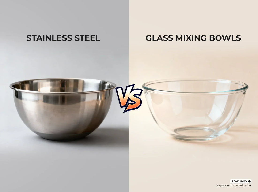 aapon mini market Stainless Steel vs Glass Mixing Bowls