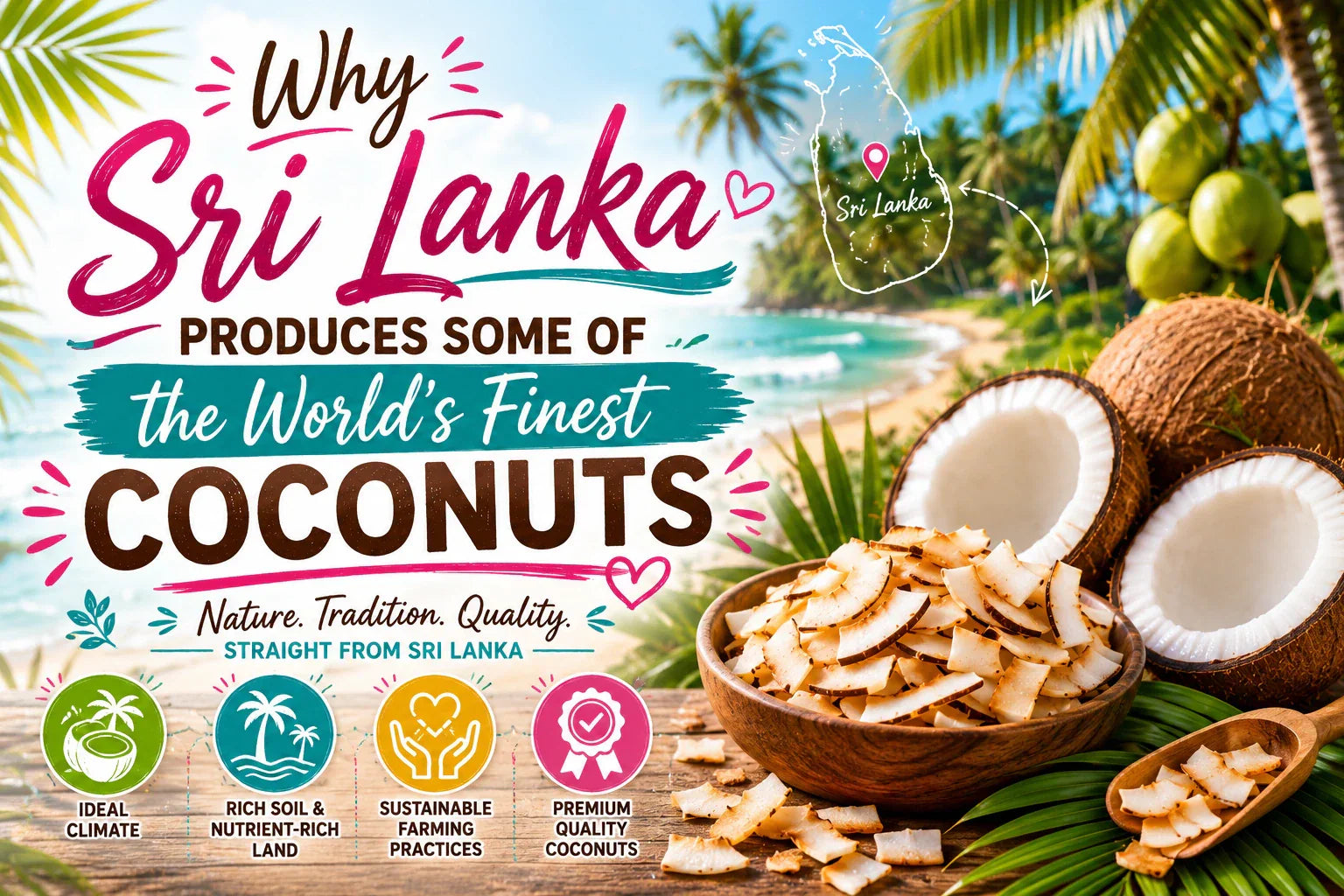 Why Sri Lanka Produces Some of the World's Finest Coconuts