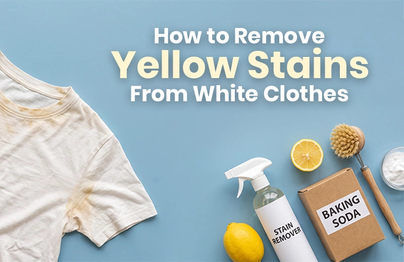 How to remove yellow stains from white clothes