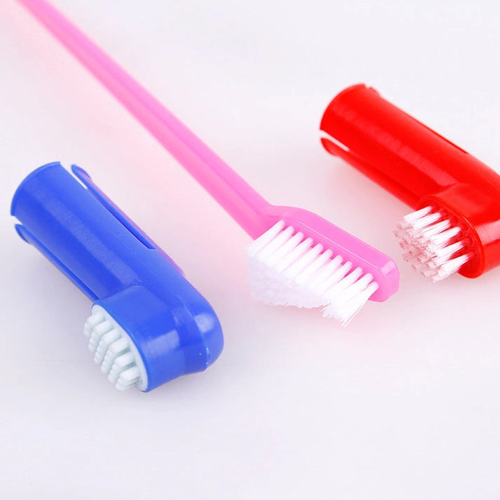 Aaponminimarket Pet Dental Care Brush SetPet Dental Care Brush Set 