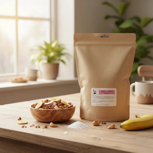 Aaponminimarket Banana,Cashew & Coconut Granola