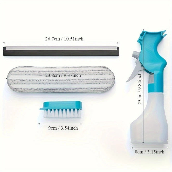 Aaponminimarket 4-in-1 Multipurpose Glass Cleaner Brush