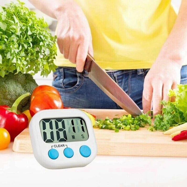 Aaponminimarket Kitchen Timer with Large LCD Display Screen